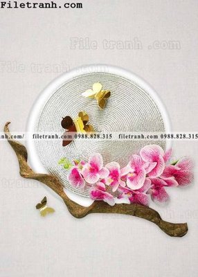 Tệp tin gốc tranh hieu ung ba chieu tron phong cach Trung Quoc 298 (dùng cho in ấn) chuyên nghiệp