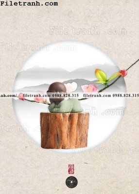 File gốc tranh hieu ung ba chieu tron phong cach Trung Quoc 300 (PNG) chất lượng cao