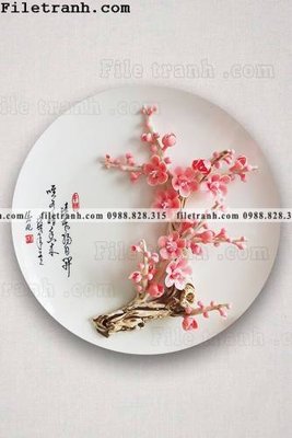 File in ấn tranh hieu ung ba chieu tron phong cach Trung Quoc 319 (bản gốc) sắc nét