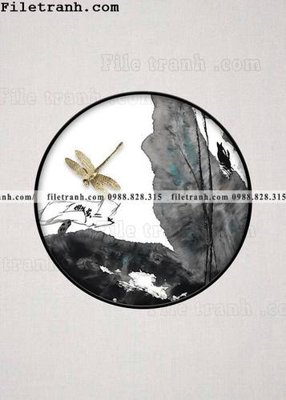 File in trần tranh hieu ung ba chieu tron phong cach Trung Quoc 323 (file gốc) phong thủy