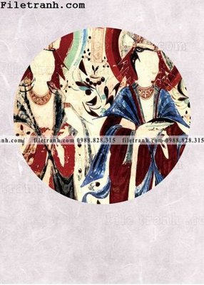 File tranh gốc tranh hieu ung ba chieu tron phong cach Trung Quoc 324 (bản đẹp) độc quyền