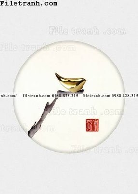 Tải file tranh hieu ung ba chieu tron phong cach Trung Quoc 328 (ảnh gốc) in tranh kính