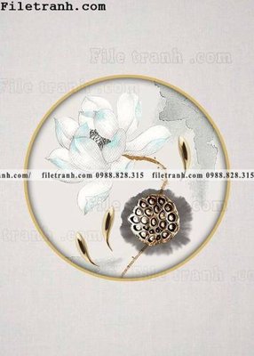 File tranh gốc tranh hieu ung ba chieu tron phong cach Trung Quoc 336 (sắc nét từng chi tiết)