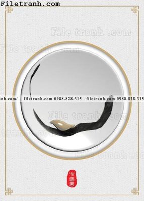 File in mica tranh hieu ung ba chieu tron phong cach Trung Quoc 368 (ảnh gốc) đẹp