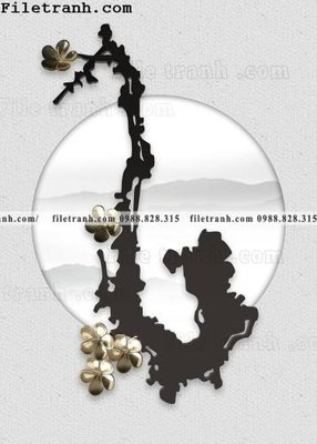 File gốc tranh hieu ung ba chieu tron phong cach Trung Quoc 371 (cho in UV) siêu nét