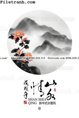 File gốc tranh hieu ung ba chieu tron phong cach Trung Quoc 372 (dành cho quảng cáo)