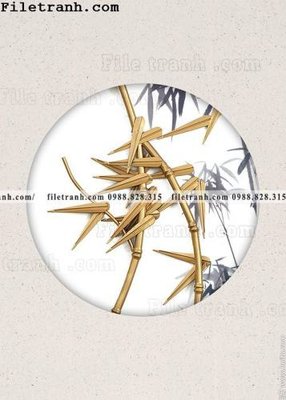 Tải file tranh hieu ung ba chieu tron phong cach Trung Quoc 422 (PSD) cho in tranh kính