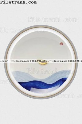 File gốc tranh hieu ung ba chieu tron phong cach Trung Quoc 441 (in lụa) tranh mã đáo