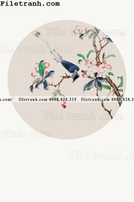 File gốc tranh hieu ung ba chieu tron phong cach Trung Quoc 453 (cho in ấn) từ kho Filetranh