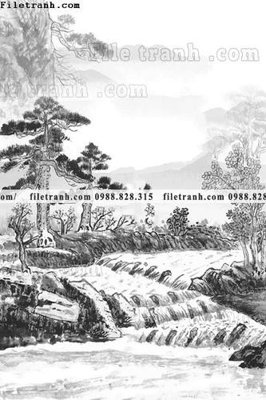 File ảnh tranh hinh anh vector phong cach muc 1535 (gốc) in biển hiệu