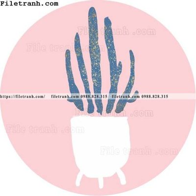 File tranh tranh hinh tron bac au 105 (file gốc) chủ đề phong thủy