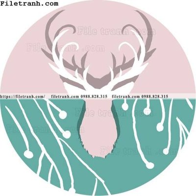 File tranh tranh hinh tron bac au 111 (file gốc) chủ đề phong thủy