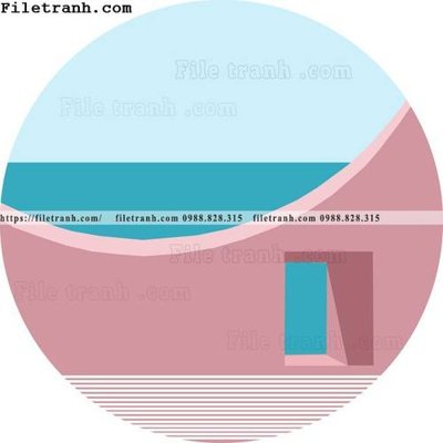 File in mica tranh hinh tron bac au 140 (bản gốc) sắc sảo