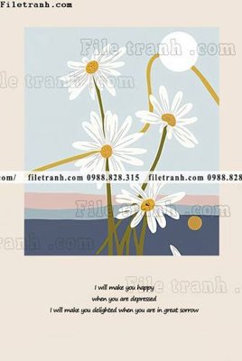 File gốc tranh hoa co dien kieu Phap 651 (cho in ấn) độc quyền