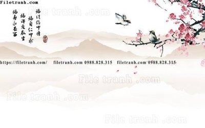 Tải file tranh hoa dao hien dai 543 (ảnh gốc) 300dpi tranh hoa dao hien dai 543