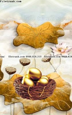 File tranh tranh hoa sen hien dai 3d 509 (gốc) chủ đề con người