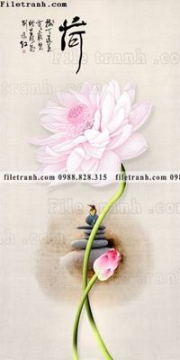 Mua file gốc tranh hoa sen hien dai 3d 559 (in ấn) tại Filetranh.com