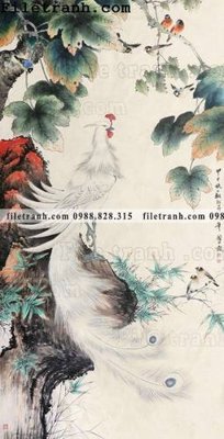 Download file tranh PSD tranh hoa va chim dep 116 để chỉnh sửa