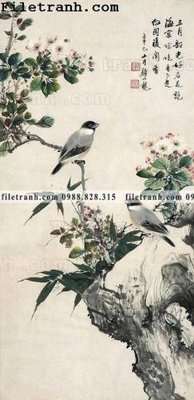 Tải file tranh gốc tranh hoa va chim dep 122 chất lượng cao