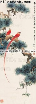 Download file gốc tranh hoa va chim dep 166 (dùng cho in ấn)