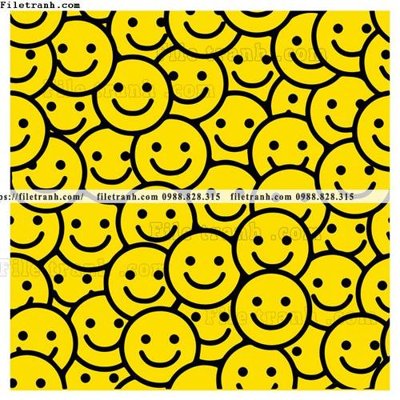 Download file gốc tranh hoat hinh khuan mat mim cuoi 504 (in lụa) cao cấp