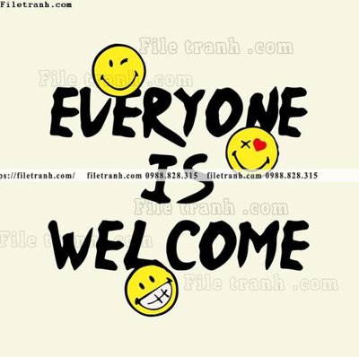 File gốc tranh hoat hinh khuan mat mim cuoi 512 (in mica) làm bảng hiệu