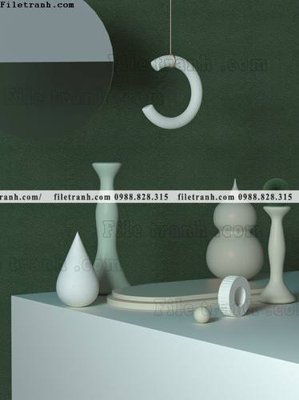 File ảnh tranh khong gian truu tuong 666 (gốc) in standee