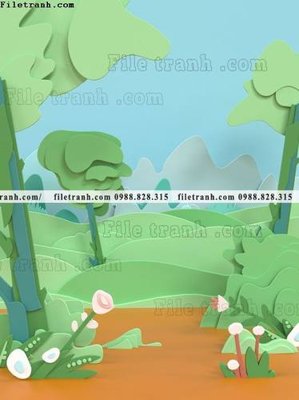 File tranh tranh khong gian truu tuong 689 (file gốc) chủ đề phong thủy