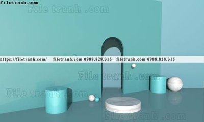 Hình ảnh gốc tranh khong gian truu tuong 694 (để in khổ lớn)