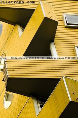 Chi tiết file ảnh tranh kien truc kieu doc 170 sắc nét