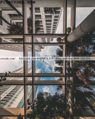 File gốc tranh kien truc kieu doc 171 (chủ đề hiện đại) trang trí