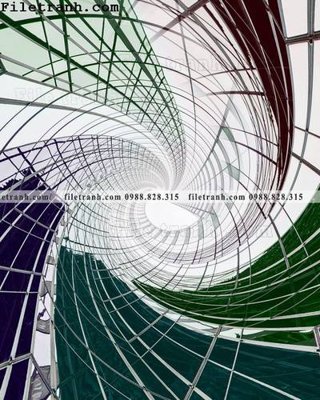 File gốc tranh kien truc kieu doc 173 (cho in 3D) độc đáo