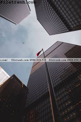 File gốc tranh kien truc kieu doc 219 (in tráng gương) hiện đại