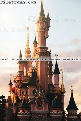 File in trần tranh kien truc kieu doc 226 (bản gốc) phong cảnh