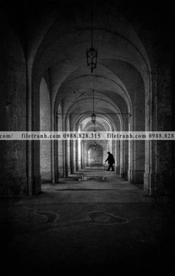 File in trần tranh kien truc kieu doc 235 (file gốc) phong thủy