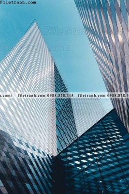 File PSD tranh kien truc kieu dung toa nha 506 (bản gốc) dễ dàng edit