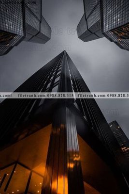 File ảnh tranh kien truc kieu dung toa nha 510 (gốc) trang trí khách sạn