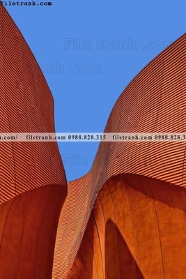 File in mica tranh kien truc kieu dung toa nha 514 (ảnh gốc) đẹp