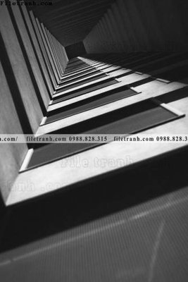 File gốc tranh kien truc kieu dung toa nha 519 (in lụa) chi tiết cao