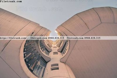 File in ấn tranh kien truc kieu ngang 536 (bản gốc) chất lượng cao