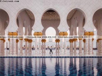 Tải file tranh kien truc kieu ngang 565 (gốc) in tranh tráng gương