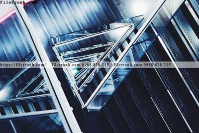 File gốc tranh kien truc kieu ngang 587 (in lụa) tranh mã đáo