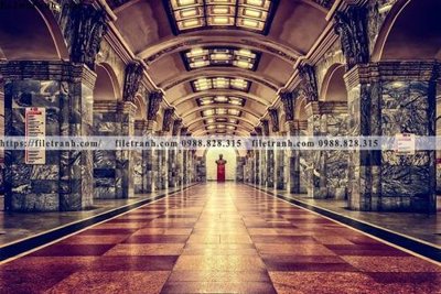 File tranh tranh kien truc kieu ngang 746 (file gốc) chuẩn màu in