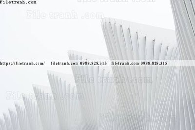 File gốc tranh kien truc kieu ngang 785 (in lụa) trang trí tường