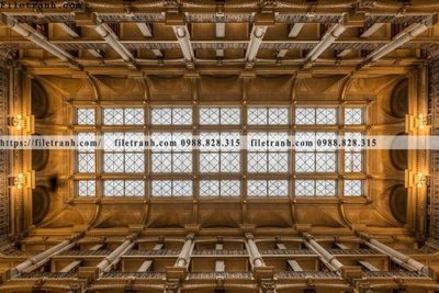 File gốc in mica tranh kien truc kieu ngang 833 chất lượng