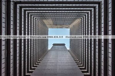 File PSD tranh kien truc kieu ngang 847 (bản gốc) cho nhà in