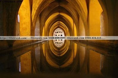 Tải file tranh kien truc kieu ngang 853 (gốc) chủ đề tôn giáo