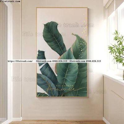 Hình ảnh file gốc in trần nhà tranh la cay xanh cua so anh sang 511