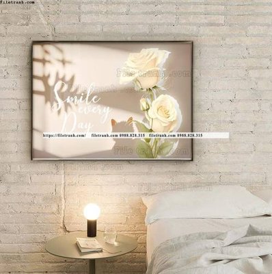 File ảnh tranh lo hoa va meo 511 (gốc) in Hiflex