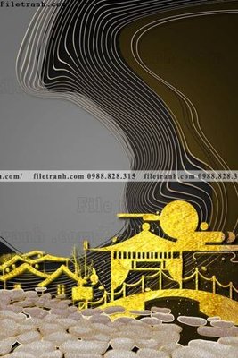 File in mica tranh loi vao hien dai huou nai dep 221 (bản gốc) sắc sảo